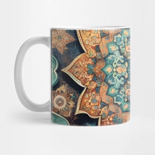 Islamic Grandeur Unveiled: Timeless Art, Floral Motifs, and Vibrant Ornaments Mug